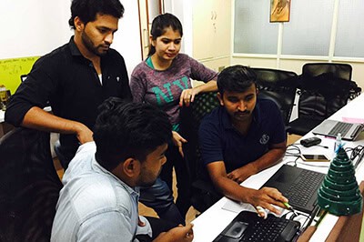 Team working together